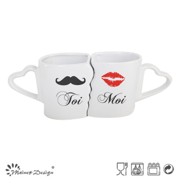 Love Gift Silk Screen Couple Mug